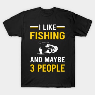 3 People Fishing T-Shirt